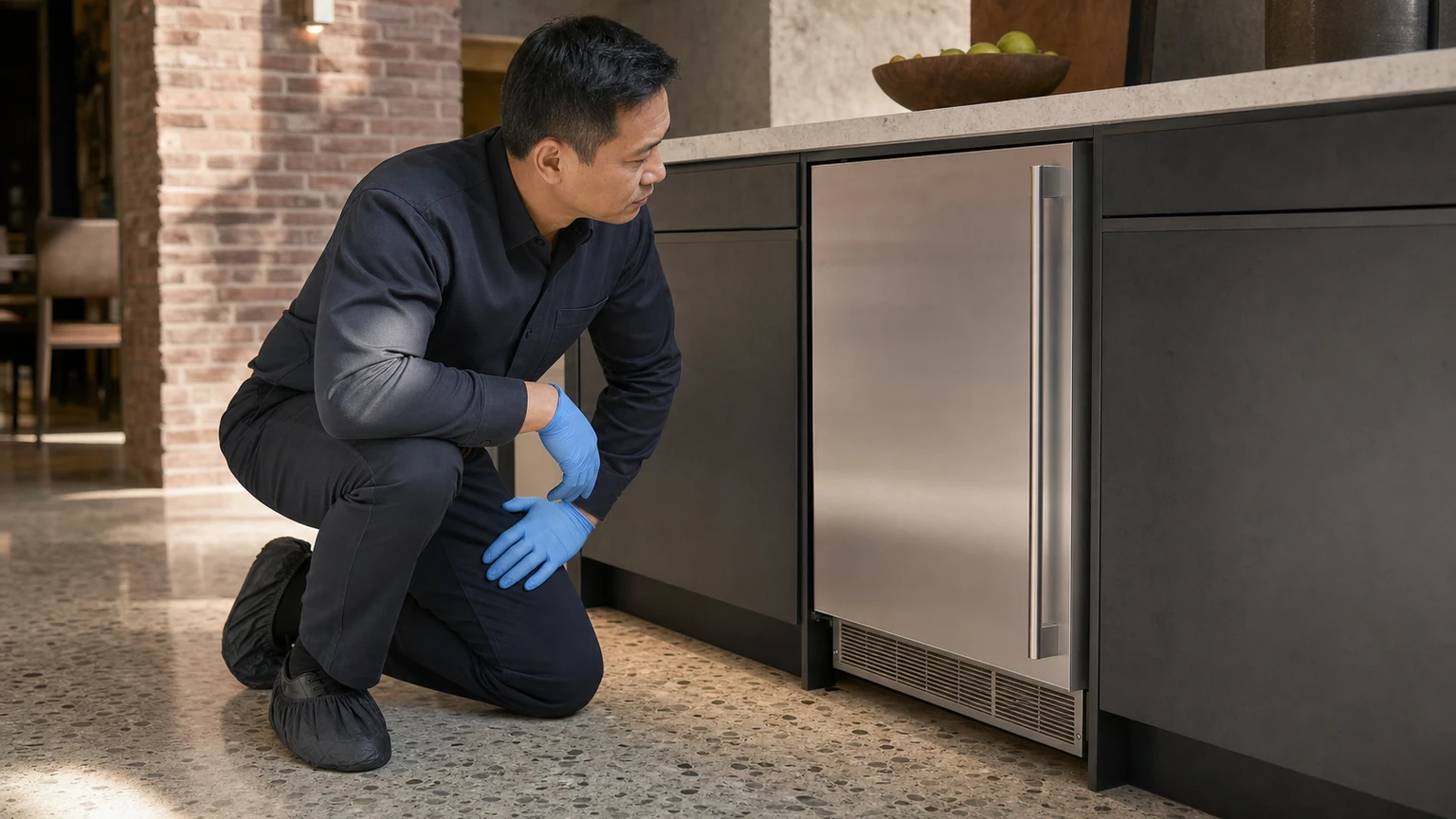 Undercounter ice maker diagnostic visit in Pennington